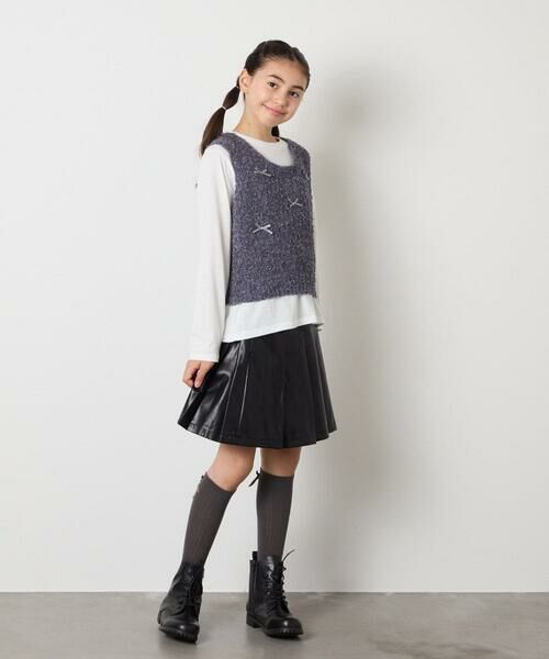 a.v.v / アー・ヴェ・ヴェ ニット・セーター | [120-160]リボンヤーンニットベストセット | 詳細26