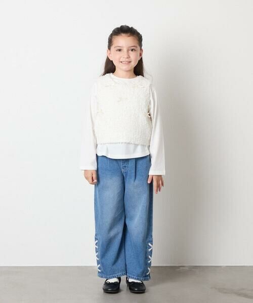 a.v.v / アー・ヴェ・ヴェ ニット・セーター | [120-160]リボンヤーンニットベストセット | 詳細4