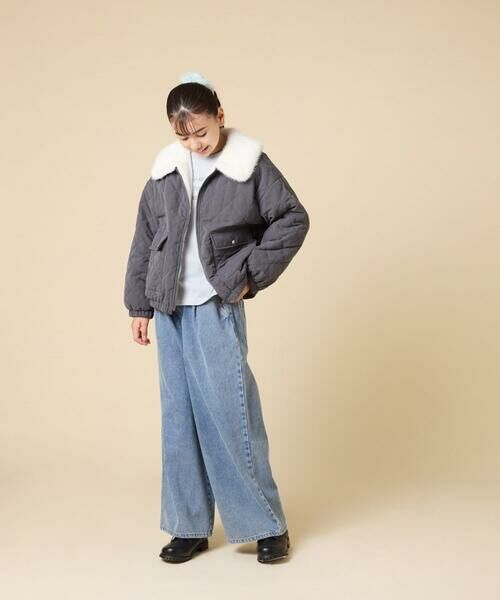 a.v.v / アー・ヴェ・ヴェ その他アウター | [130-160]【お家で洗える】衿付きキルトボアジャケット | 詳細16