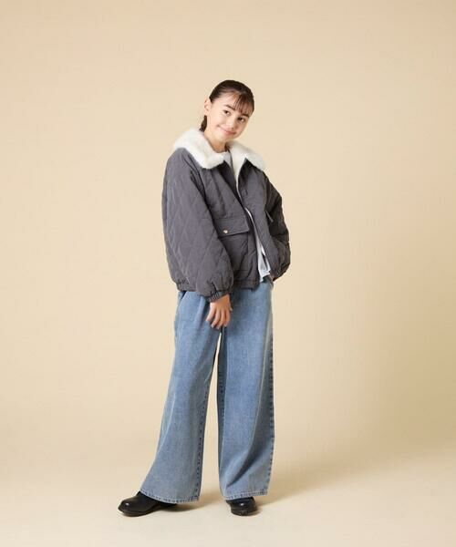 a.v.v / アー・ヴェ・ヴェ その他アウター | [130-160]【お家で洗える】衿付きキルトボアジャケット | 詳細17