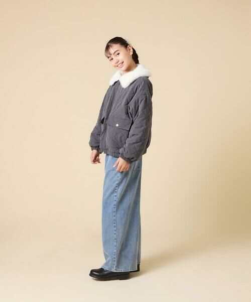 a.v.v / アー・ヴェ・ヴェ その他アウター | [130-160]【お家で洗える】衿付きキルトボアジャケット | 詳細19