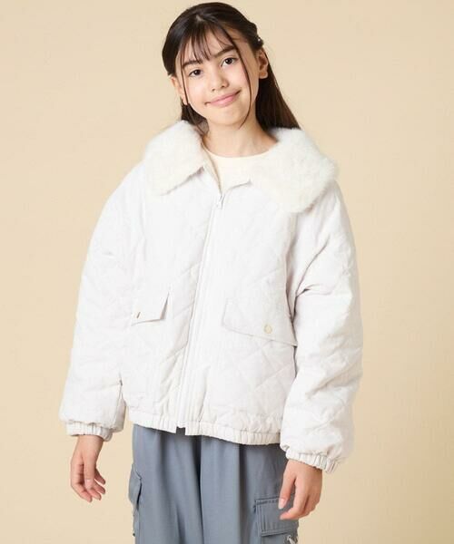 a.v.v / アー・ヴェ・ヴェ その他アウター | [130-160]【お家で洗える】衿付きキルトボアジャケット | 詳細22