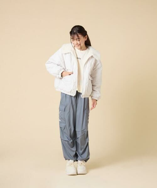 a.v.v / アー・ヴェ・ヴェ その他アウター | [130-160]【お家で洗える】衿付きキルトボアジャケット | 詳細4