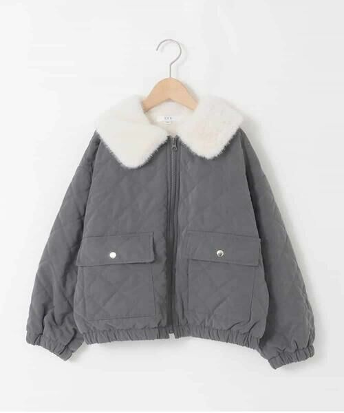 a.v.v / アー・ヴェ・ヴェ その他アウター | [130-160]【お家で洗える】衿付きキルトボアジャケット | 詳細23