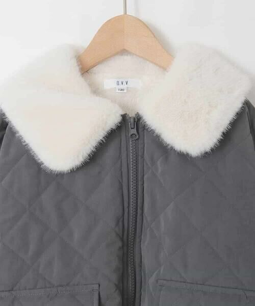 a.v.v / アー・ヴェ・ヴェ その他アウター | [130-160]【お家で洗える】衿付きキルトボアジャケット | 詳細25