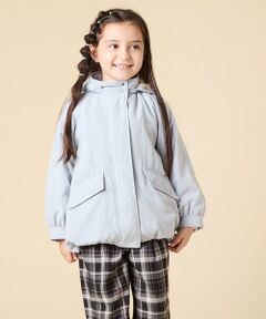 [120-160]【フード取り外し可能/お家で洗える】裏ボアマウンテンパーカー