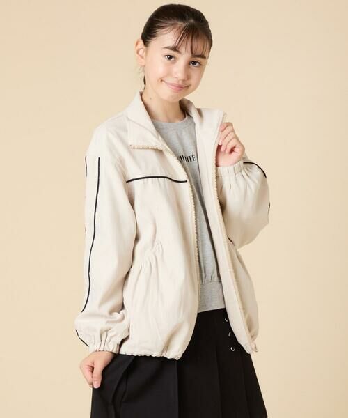 a.v.v / アー・ヴェ・ヴェ その他アウター | [130-160]配色ラインギャザーブルゾン | 詳細1