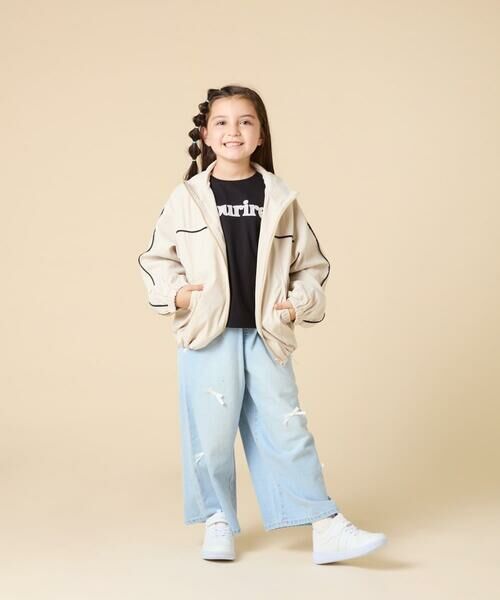 a.v.v / アー・ヴェ・ヴェ その他アウター | [130-160]配色ラインギャザーブルゾン | 詳細14