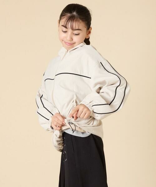 a.v.v / アー・ヴェ・ヴェ その他アウター | [130-160]配色ラインギャザーブルゾン | 詳細3