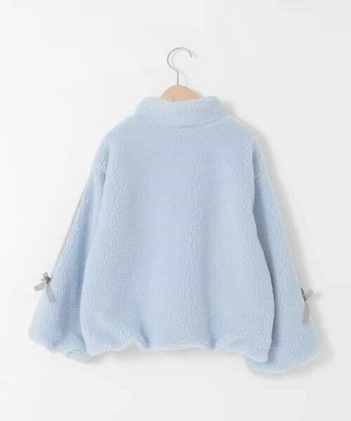 a.v.v / アー・ヴェ・ヴェ その他アウター | 【お家で洗える/ラインリボンがカワイイ/今から冬まで長く着られる】[120-160]ラインスリーブボアブルゾン | 詳細25