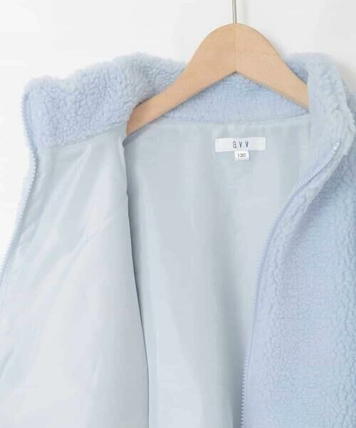 a.v.v / アー・ヴェ・ヴェ その他アウター | 【お家で洗える/ラインリボンがカワイイ/今から冬まで長く着られる】[120-160]ラインスリーブボアブルゾン | 詳細27