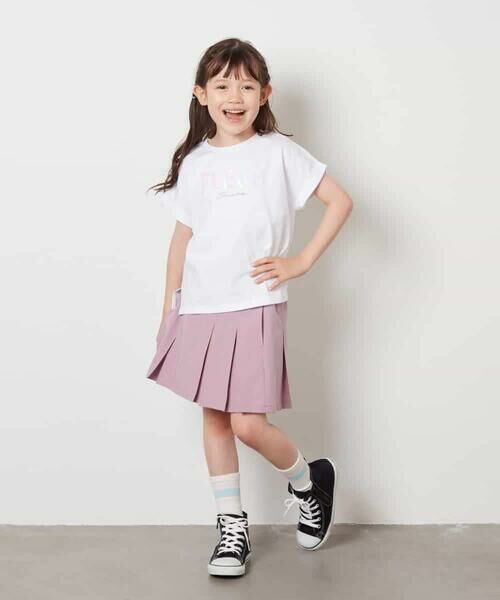 a.v.v / アー・ヴェ・ヴェ カットソー | [100-130]オーロラスパンコールロゴTシャツ | 詳細13