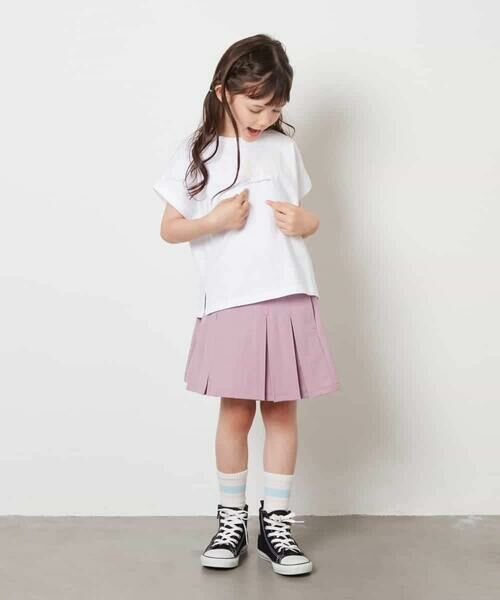 a.v.v / アー・ヴェ・ヴェ カットソー | [100-130]オーロラスパンコールロゴTシャツ | 詳細15