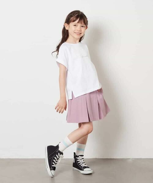 a.v.v / アー・ヴェ・ヴェ カットソー | [100-130]オーロラスパンコールロゴTシャツ | 詳細16