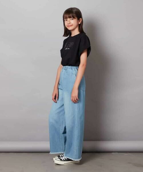 a.v.v / アー・ヴェ・ヴェ カットソー | [100-130]オーロラスパンコールロゴTシャツ | 詳細26