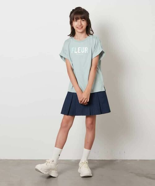 a.v.v / アー・ヴェ・ヴェ カットソー | [100-130]オーロラスパンコールロゴTシャツ | 詳細4