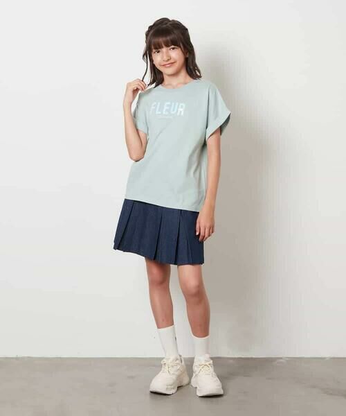 a.v.v / アー・ヴェ・ヴェ カットソー | [100-130]オーロラスパンコールロゴTシャツ | 詳細6