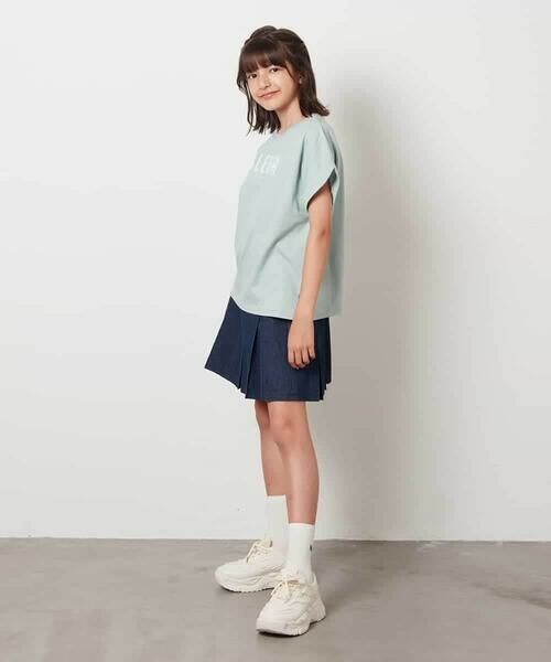 a.v.v / アー・ヴェ・ヴェ カットソー | [100-130]オーロラスパンコールロゴTシャツ | 詳細8