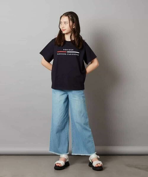 a.v.v / アー・ヴェ・ヴェ カットソー | 【接触冷感】[140-150]ロゴアソートTシャツ | 詳細17