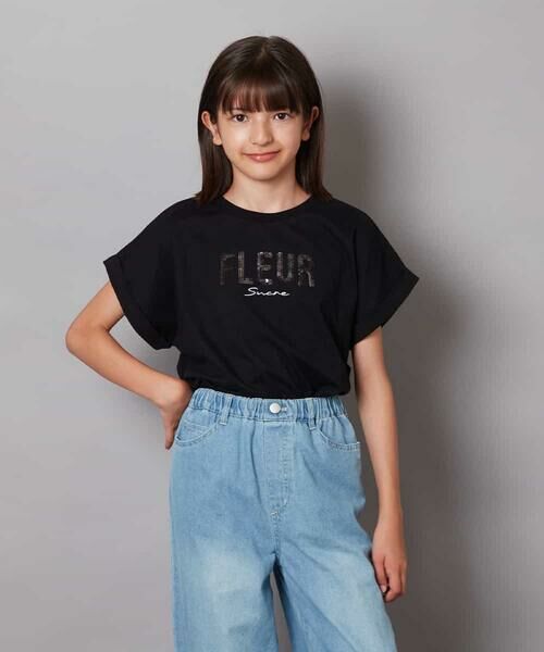 a.v.v / アー・ヴェ・ヴェ カットソー | [160]オーロラスパンコールロゴTシャツ | 詳細20