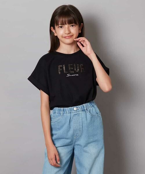 a.v.v / アー・ヴェ・ヴェ カットソー | [160]オーロラスパンコールロゴTシャツ | 詳細22