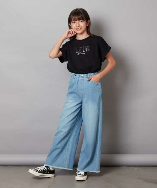 a.v.v / アー・ヴェ・ヴェ カットソー | [160]オーロラスパンコールロゴTシャツ | 詳細26