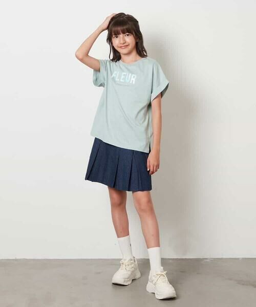 a.v.v / アー・ヴェ・ヴェ カットソー | [160]オーロラスパンコールロゴTシャツ | 詳細7