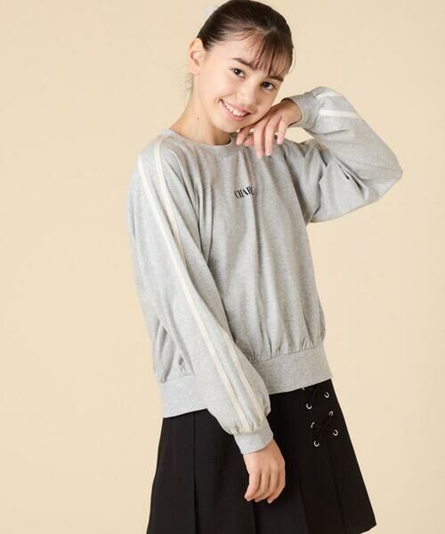 a.v.v / アー・ヴェ・ヴェ カットソー | [130-160]配色ラインロンＴ | 詳細16