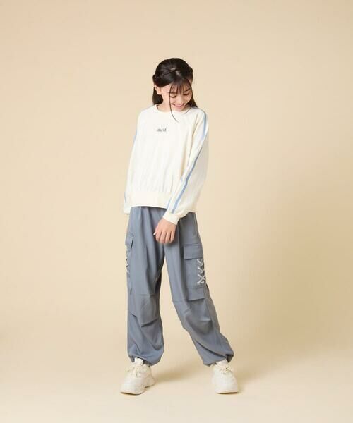 a.v.v / アー・ヴェ・ヴェ カットソー | [130-160]配色ラインロンＴ | 詳細3
