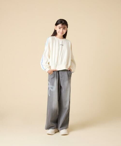 a.v.v / アー・ヴェ・ヴェ カットソー | [130-160]配色ラインロンＴ | 詳細9