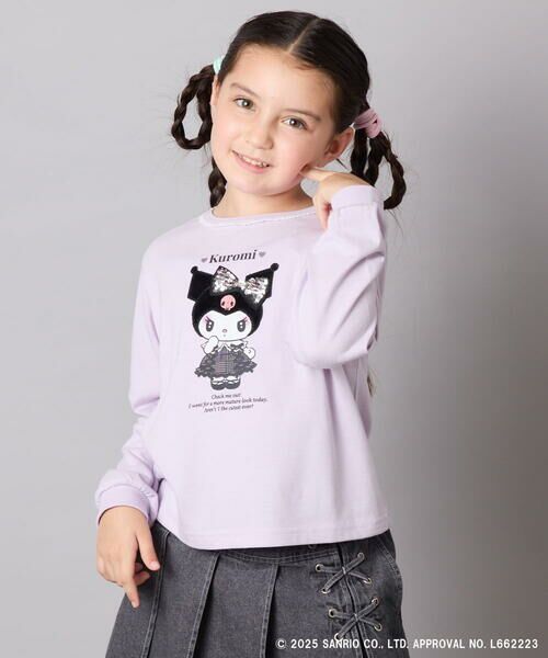 a.v.v / アー・ヴェ・ヴェ カットソー | 【数量限定】[100-140]［マイメロディ／クロミ］スパンコールロンT | 詳細16