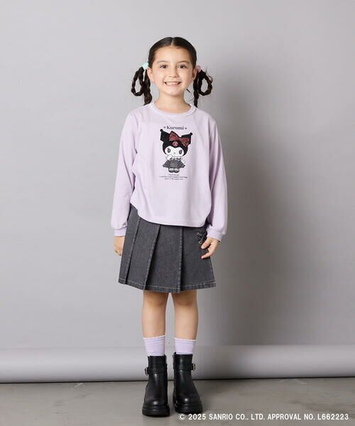 a.v.v / アー・ヴェ・ヴェ カットソー | 【数量限定】[100-140]［マイメロディ／クロミ］スパンコールロンT | 詳細17