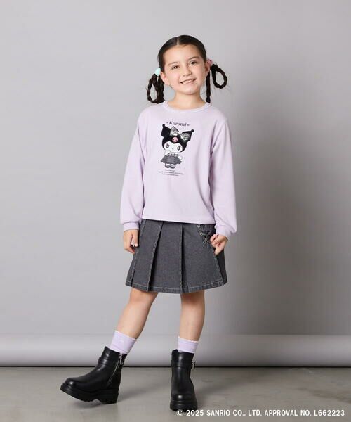 a.v.v / アー・ヴェ・ヴェ カットソー | 【数量限定】[100-140]［マイメロディ／クロミ］スパンコールロンT | 詳細19