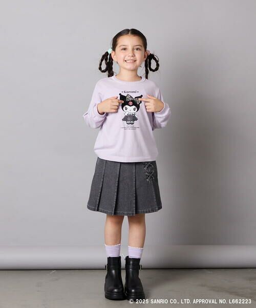 a.v.v / アー・ヴェ・ヴェ カットソー | 【数量限定】[100-140]［マイメロディ／クロミ］スパンコールロンT | 詳細20