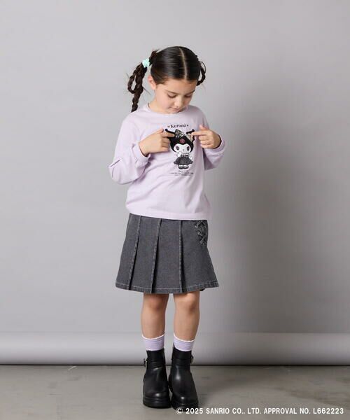 a.v.v / アー・ヴェ・ヴェ カットソー | 【数量限定】[100-140]［マイメロディ／クロミ］スパンコールロンT | 詳細21