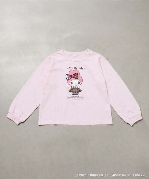 a.v.v / アー・ヴェ・ヴェ カットソー | 【数量限定】[100-140]［マイメロディ／クロミ］スパンコールロンT | 詳細24