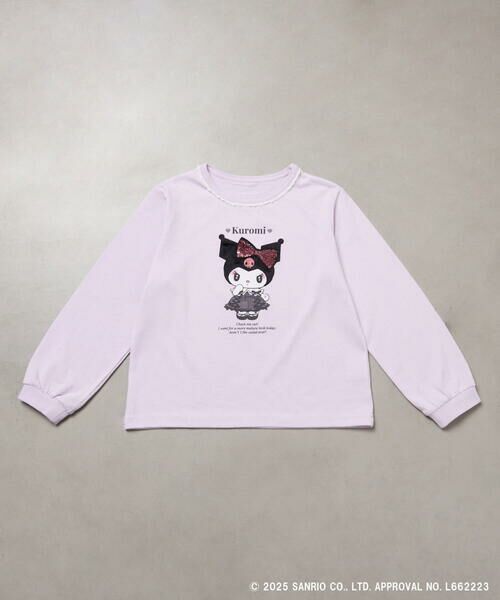 a.v.v / アー・ヴェ・ヴェ カットソー | 【数量限定】[100-140]［マイメロディ／クロミ］スパンコールロンT | 詳細27