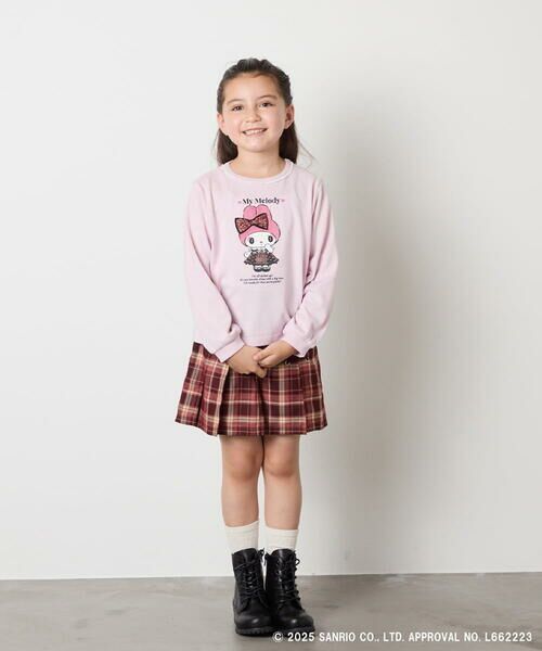 a.v.v / アー・ヴェ・ヴェ カットソー | 【数量限定】[100-140]［マイメロディ／クロミ］スパンコールロンT | 詳細5