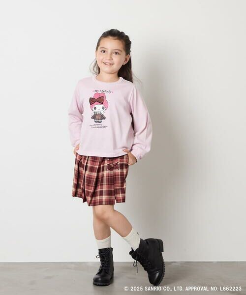 a.v.v / アー・ヴェ・ヴェ カットソー | 【数量限定】[100-140]［マイメロディ／クロミ］スパンコールロンT | 詳細7