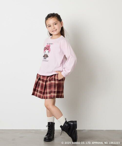 a.v.v / アー・ヴェ・ヴェ カットソー | 【数量限定】[100-140]［マイメロディ／クロミ］スパンコールロンT | 詳細8