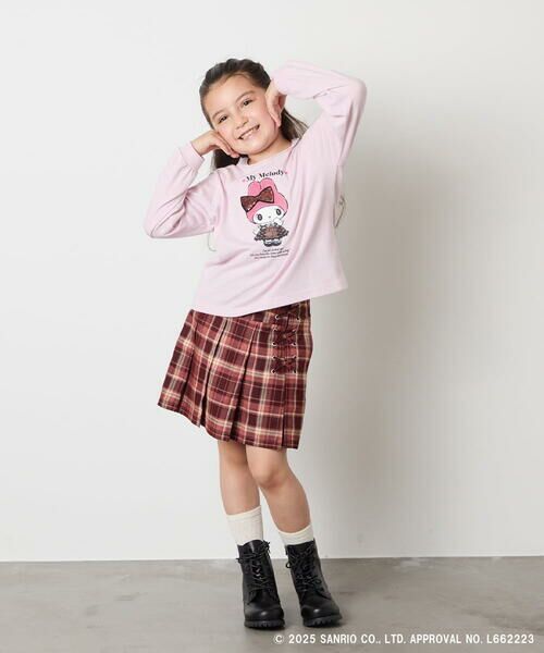 a.v.v / アー・ヴェ・ヴェ カットソー | 【数量限定】[100-140]［マイメロディ／クロミ］スパンコールロンT | 詳細9