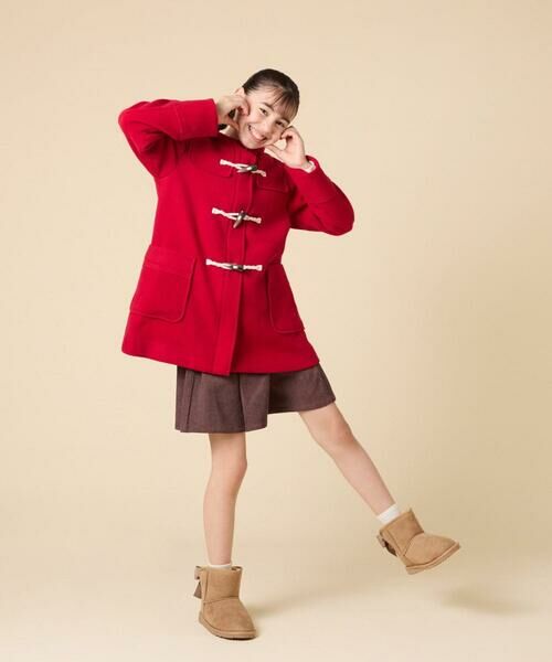 a.v.v / アー・ヴェ・ヴェ その他アウター | [100-160]【アウター人気NO.１】【選べる５色展開/お家で洗える】ライトフェイクウールダッフルコート | 詳細13