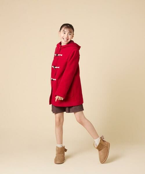 a.v.v / アー・ヴェ・ヴェ その他アウター | [100-160]【アウター人気NO.１】【選べる５色展開/お家で洗える】ライトフェイクウールダッフルコート | 詳細15