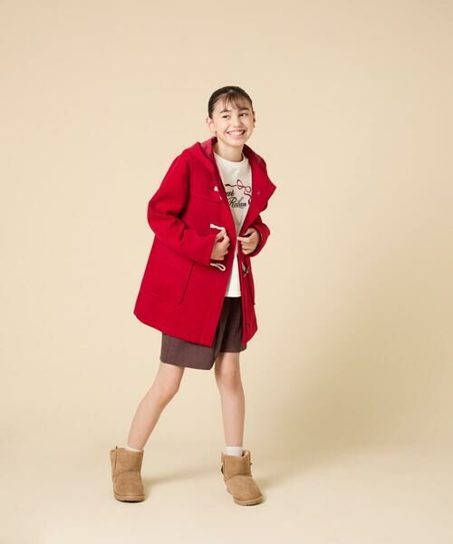 a.v.v / アー・ヴェ・ヴェ その他アウター | [100-160]【アウター人気NO.１】【選べる５色展開/お家で洗える】ライトフェイクウールダッフルコート | 詳細18