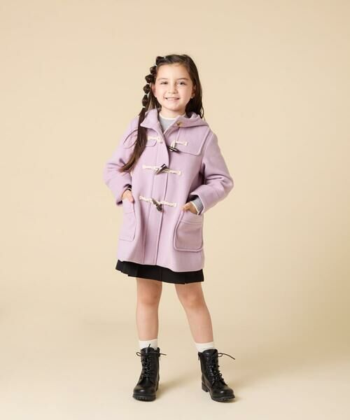 a.v.v / アー・ヴェ・ヴェ その他アウター | [100-160]【アウター人気NO.１】【選べる５色展開/お家で洗える】ライトフェイクウールダッフルコート | 詳細20