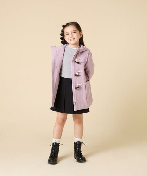 a.v.v / アー・ヴェ・ヴェ その他アウター | [100-160]【アウター人気NO.１】【選べる５色展開/お家で洗える】ライトフェイクウールダッフルコート | 詳細23