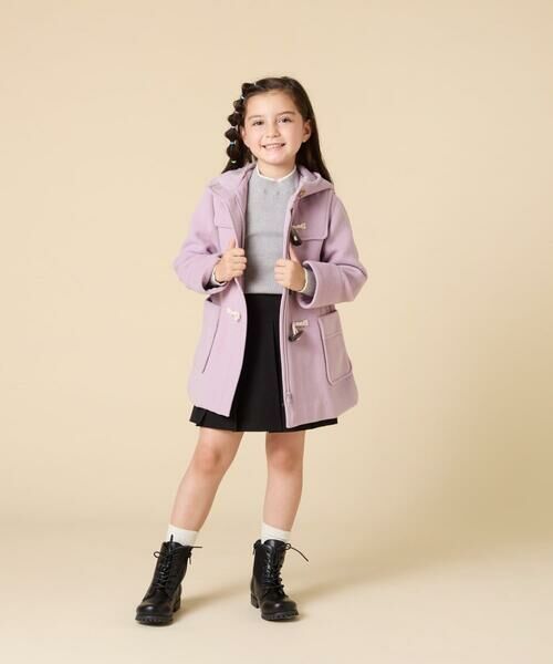 a.v.v / アー・ヴェ・ヴェ その他アウター | [100-160]【アウター人気NO.１】【選べる５色展開/お家で洗える】ライトフェイクウールダッフルコート | 詳細24