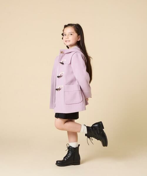 a.v.v / アー・ヴェ・ヴェ その他アウター | [100-160]【アウター人気NO.１】【選べる５色展開/お家で洗える】ライトフェイクウールダッフルコート | 詳細25