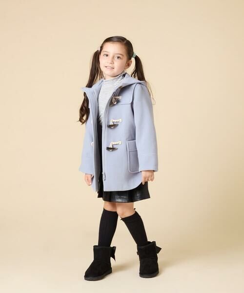 a.v.v / アー・ヴェ・ヴェ その他アウター | [100-160]【アウター人気NO.１】【選べる５色展開/お家で洗える】ライトフェイクウールダッフルコート | 詳細27