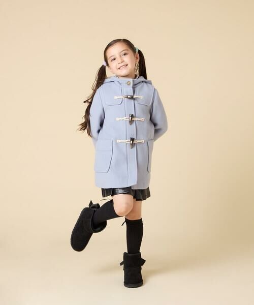 a.v.v / アー・ヴェ・ヴェ その他アウター | [100-160]【アウター人気NO.１】【選べる５色展開/お家で洗える】ライトフェイクウールダッフルコート | 詳細30